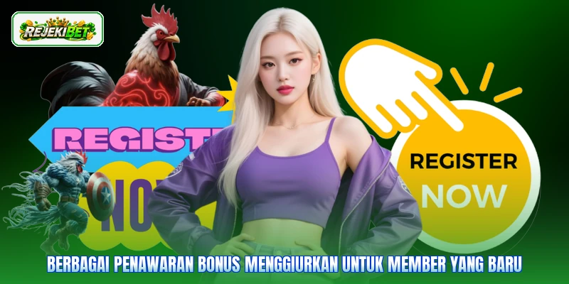 Berbagai penawaran bonus menggiurkan untuk member yang baru