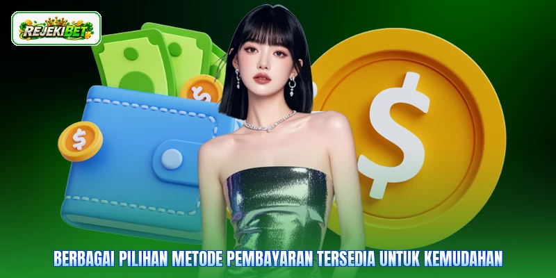 Berbagai pilihan metode pembayaran tersedia untuk kemudahan