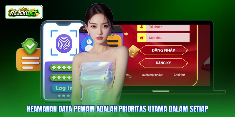 Keamanan data pemain adalah prioritas utama dalam setiap