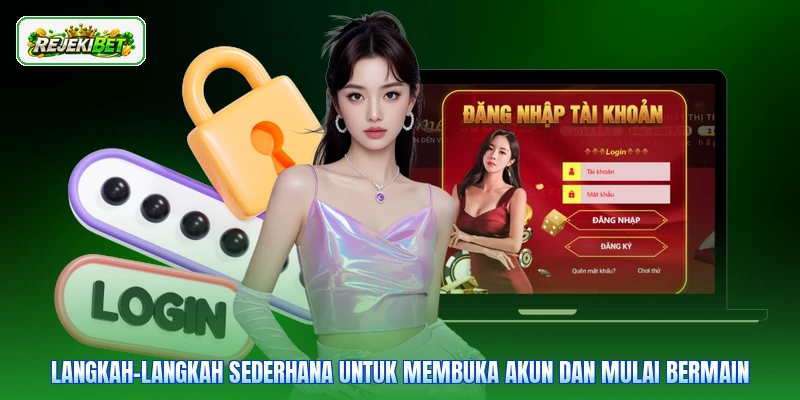 Langkah-langkah sederhana untuk membuka akun dan mulai bermain