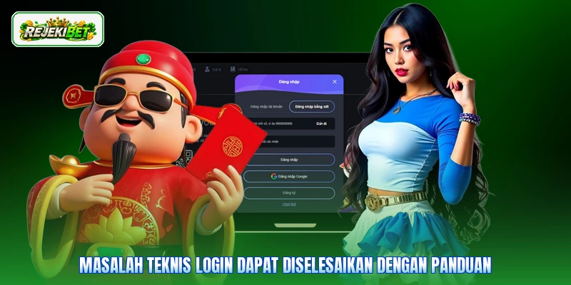 Masalah teknis login dapat diselesaikan dengan panduan