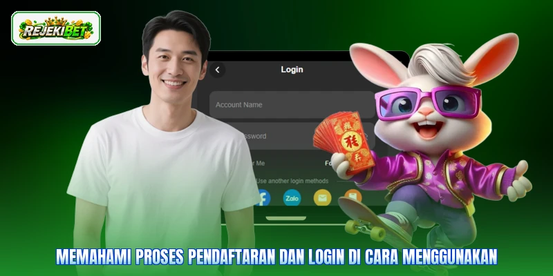 Memahami proses pendaftaran dan login di cara menggunakan