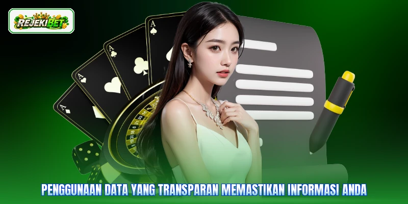 Penggunaan data yang transparan memastikan informasi Anda