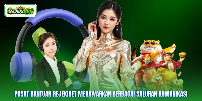 Pusat bantuan Rejekibet menawarkan berbagai saluran komunikasi