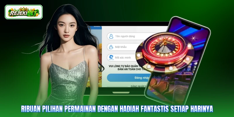 Ribuan pilihan permainan dengan hadiah fantastis setiap harinya