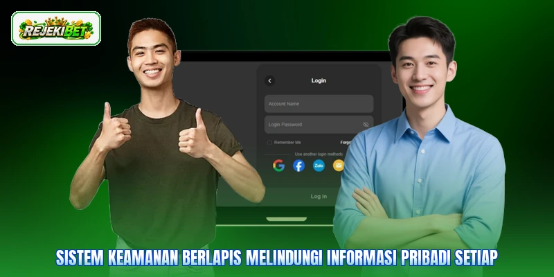 Sistem keamanan berlapis melindungi informasi pribadi setiap