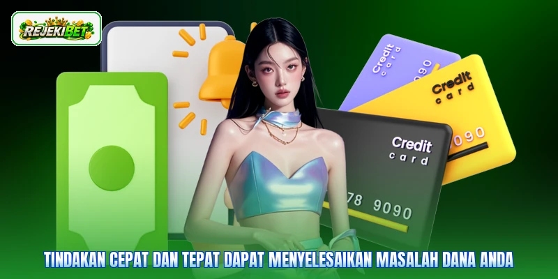 Tindakan cepat dan tepat dapat menyelesaikan masalah dana Anda